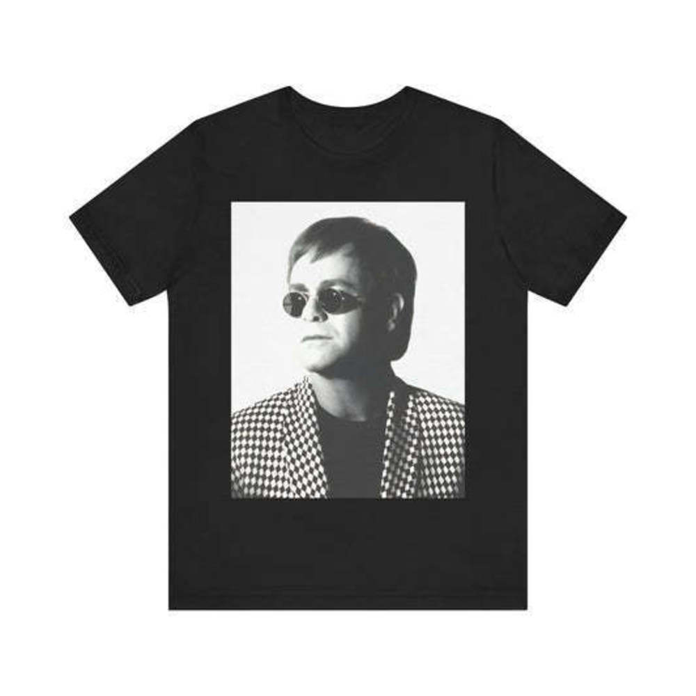 Elton John Retro 90s Music Graphic Tee Shirt